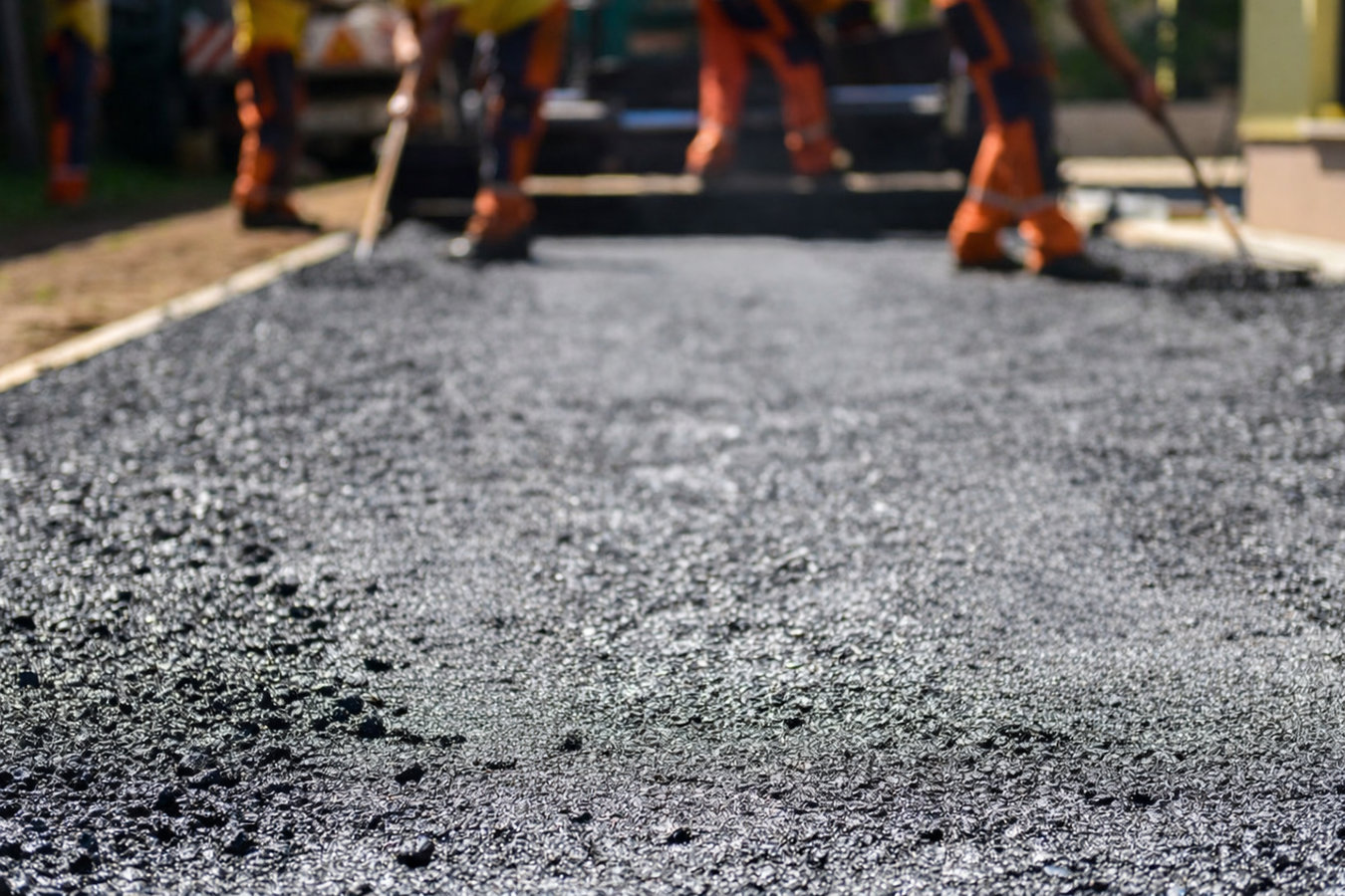 Concrete parking lot building in Buckeye, AZ