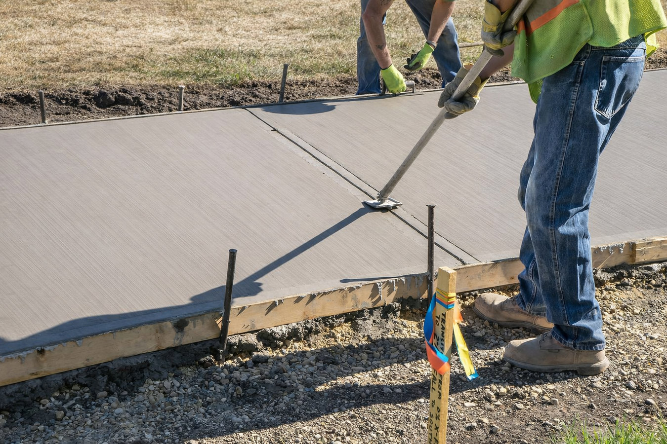Concrete sidewalk building in Buckeye, AZ